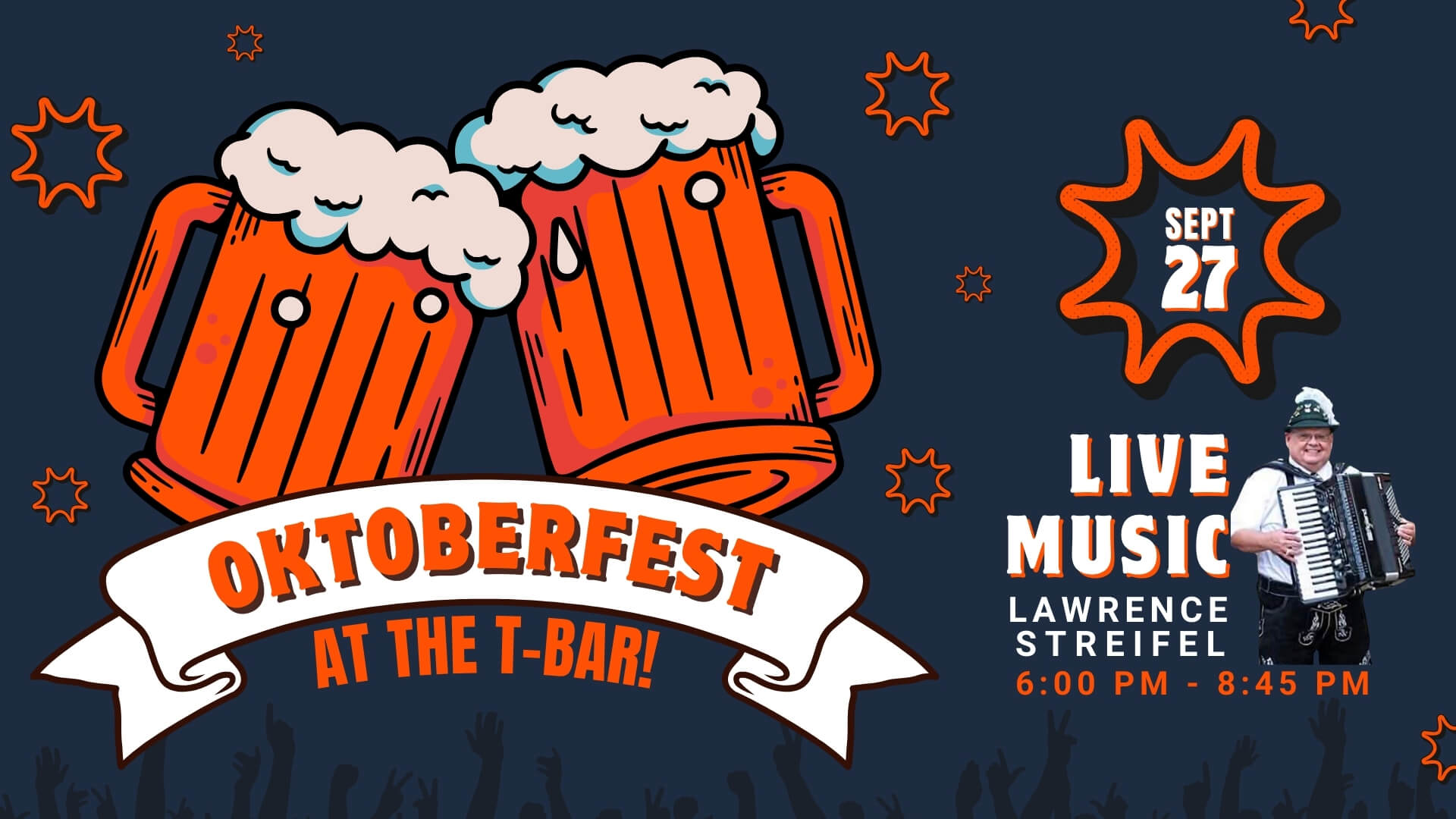 OKTOBERFEST AT THE T-BAR!